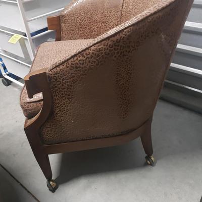 Pair of Vintage Baker Barrel Chairs (1018BR-KD)