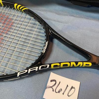 Tennis Racket, Bag and Computer Bag