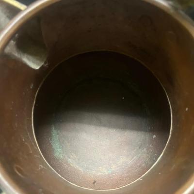 Copper Pot & Pitcher With Brass Handles (1020CR-MG)