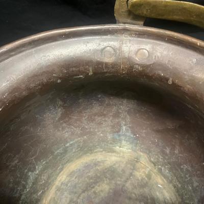 Copper Pot & Pitcher With Brass Handles (1020CR-MG)