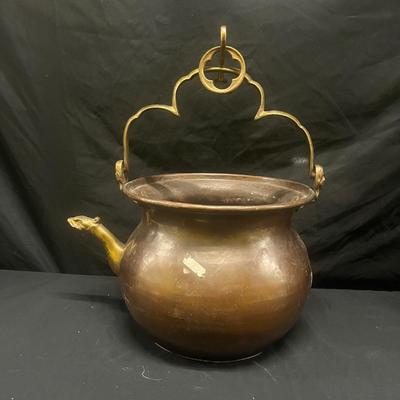 Copper Pot & Pitcher With Brass Handles (1020CR-MG)