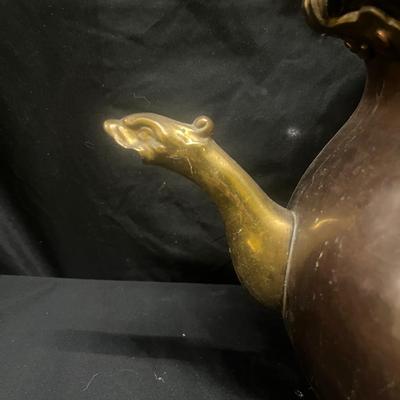 Copper Pot & Pitcher With Brass Handles (1020CR-MG)