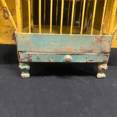 Vintage Metal Birdcage (1020FR-MG)