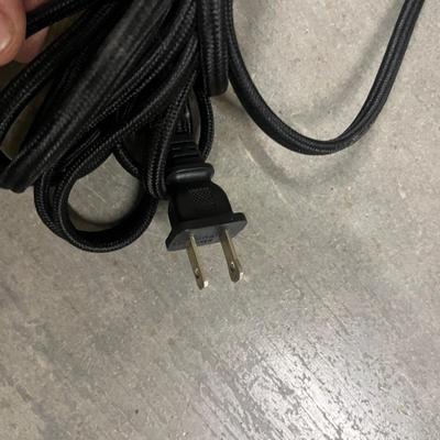 Pair of Black Metal Adjustable Floor Lamps (1018CR-MG)