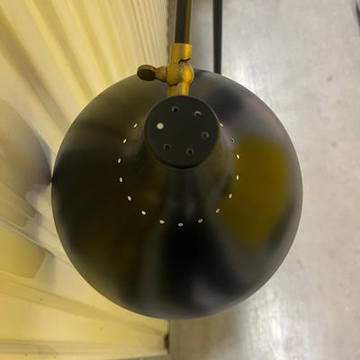 Pair of Black Metal Adjustable Floor Lamps (1018CR-MG)