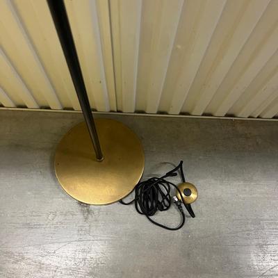 Pair of Black Metal Adjustable Floor Lamps (1018CR-MG)