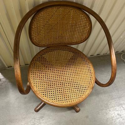 Thonet Bentwood Cane Back & Bottom Office Chair & Kids Rocker (1018CR-MG)