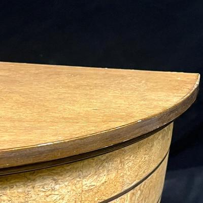 Pair of Veneered & Inlaid Wall Mount Shelves (1018CR-MG)