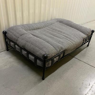 Two Amalfi Iron Dog Beds With Matching Cushion & More (1020CR-MG)