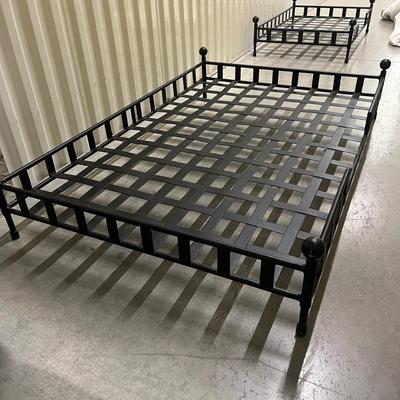 Two Amalfi Iron Dog Beds With Matching Cushion & More (1020CR-MG)