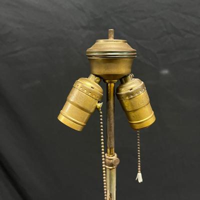 Painted Ceramic Table Lamp (1020CR-MG)