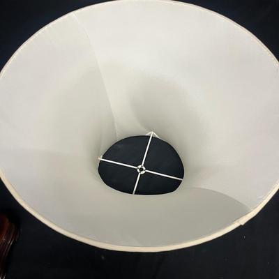 Painted Ceramic Table Lamp (1020CR-MG)