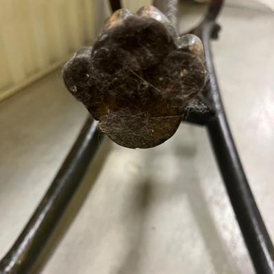 Antique Federal Wooden & Stone Plant Stand (1020CL-MG)