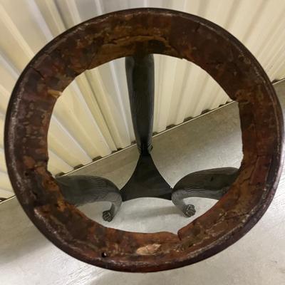 Antique Federal Wooden & Stone Plant Stand (1020CL-MG)