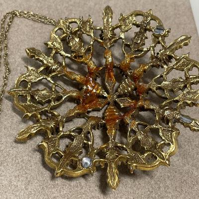 Emmons Art Deco pendant on chain
