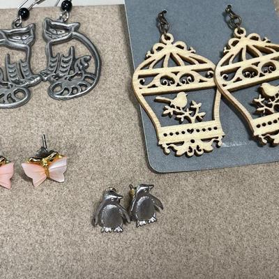 Fun animal earrings