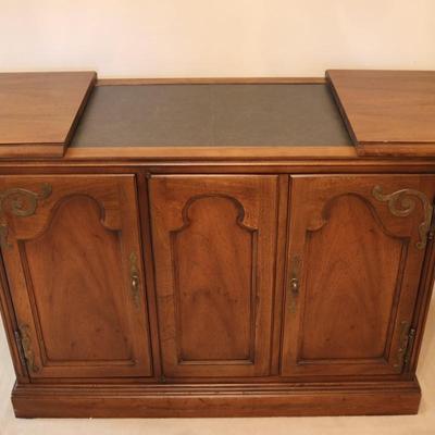 HICKORY Solid Walnut Slide Top Server Buffet