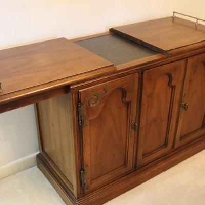 HICKORY Solid Walnut Slide Top Server Buffet
