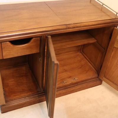 HICKORY Solid Walnut Slide Top Server Buffet