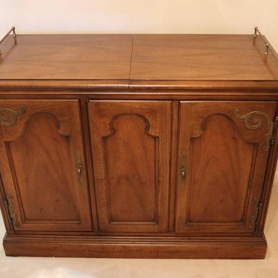 HICKORY Solid Walnut Slide Top Server Buffet