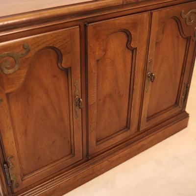 HICKORY Solid Walnut Slide Top Server Buffet
