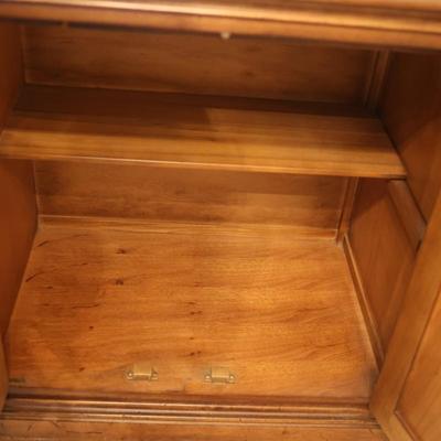 HICKORY Solid Walnut Slide Top Server Buffet