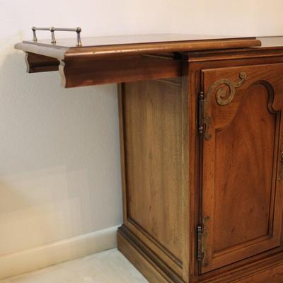 HICKORY Solid Walnut Slide Top Server Buffet