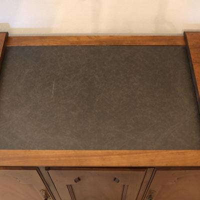 HICKORY Solid Walnut Slide Top Server Buffet