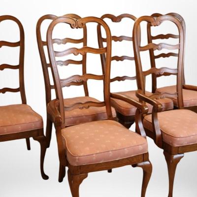 Tall Back French Ladder-back Chairs (6)