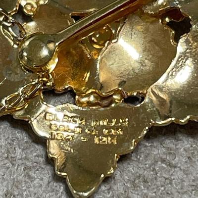 Black Hills Gold pendant on 1/20k 12k chain