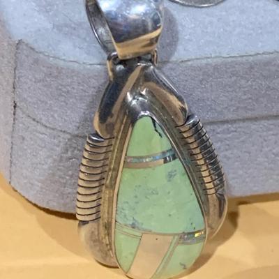 Nice Lot - SW Sterling Jewelry Lot - Signed J. Charley Pendant + Sterling Earrings & Rings