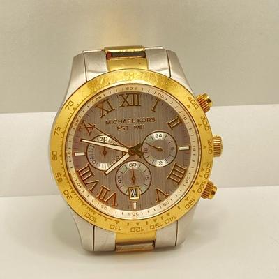 LOT 28: Michael Kors Two Tone Watch - MK 8229
