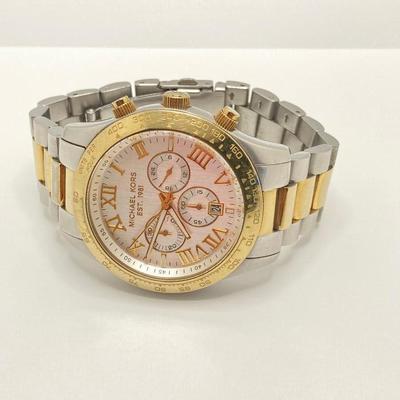 LOT 28: Michael Kors Two Tone Watch - MK 8229