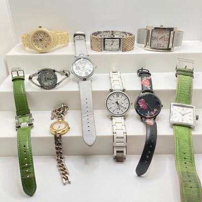 LOT 29: Collection of Watches - Guess, Fossil, Nautica, INC and More