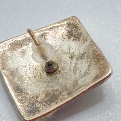 LOT 32: Two Pair of Sterling and Lapis Pierced Earrings