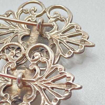 LOT 32: Two Pair of Sterling and Lapis Pierced Earrings