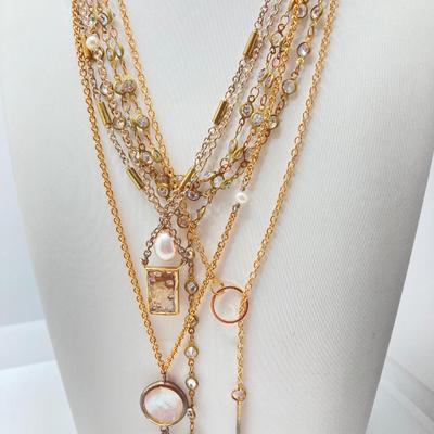 LOT 34: Collection of Necklaces and Bracelets - Alex and Ani, Axelle and More