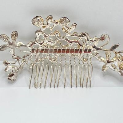 LOT 36: Collection of Pierced Dangle Earrings and Intricate Beaded / Stone Hair Combs