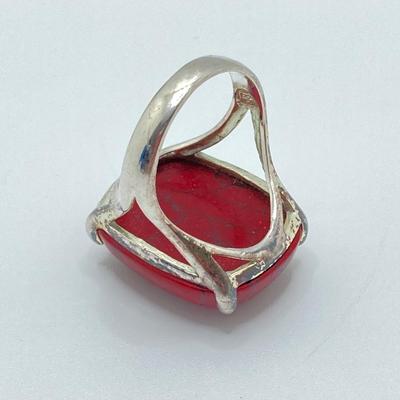 LOT 38: Sterling Ring Collection - Onyx, Hand Crafted and Faux Stone (Sizes 5.5 to 9)