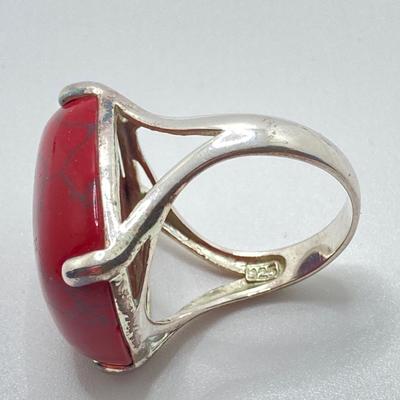 LOT 38: Sterling Ring Collection - Onyx, Hand Crafted and Faux Stone (Sizes 5.5 to 9)