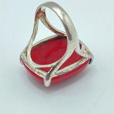 LOT 38: Sterling Ring Collection - Onyx, Hand Crafted and Faux Stone (Sizes 5.5 to 9)