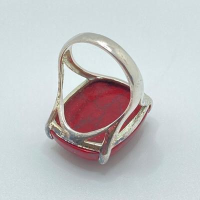 LOT 38: Sterling Ring Collection - Onyx, Hand Crafted and Faux Stone (Sizes 5.5 to 9)