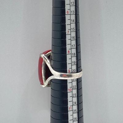 LOT 38: Sterling Ring Collection - Onyx, Hand Crafted and Faux Stone (Sizes 5.5 to 9)