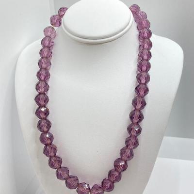 LOT 41: Aviva Stanoff Luxe Tribe Amethyst Bottle (14K Gold Plate), Faceted Glass Beads and More