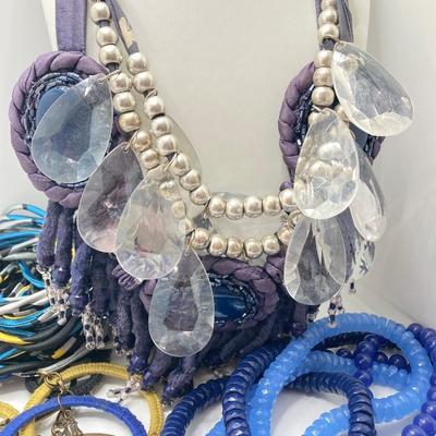 LOT 43: Chunky Funky Fashion Jewelry Collection