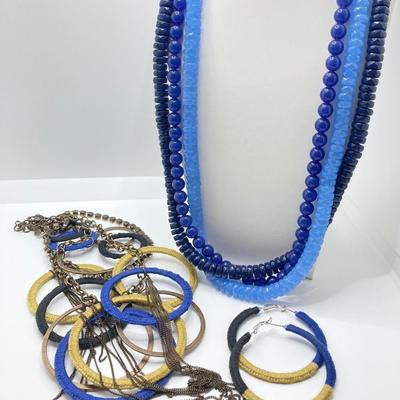 LOT 43: Chunky Funky Fashion Jewelry Collection