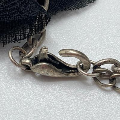 LOT 47: Black / Silver Floral Theme and More Statement Fashion Jewelry