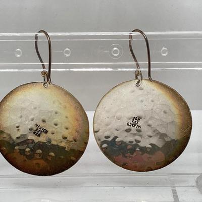 LOT 50: Sterling Pierced Earrings - Jold'en, Midwest Amber Gem, Molded Glass and More