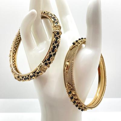 LOT 109: Collection of Beautiful Bangle Bracelets