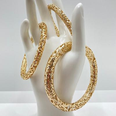 LOT 109: Collection of Beautiful Bangle Bracelets
